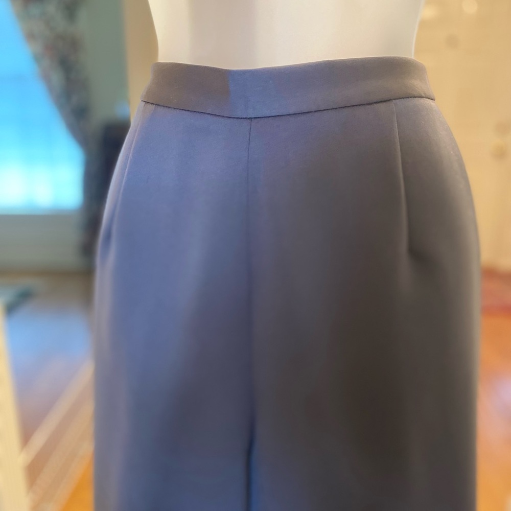 Oleg Cassini - Woman’s gray (black tie) dress pants, Size: 8 - Picture 3 of 7
